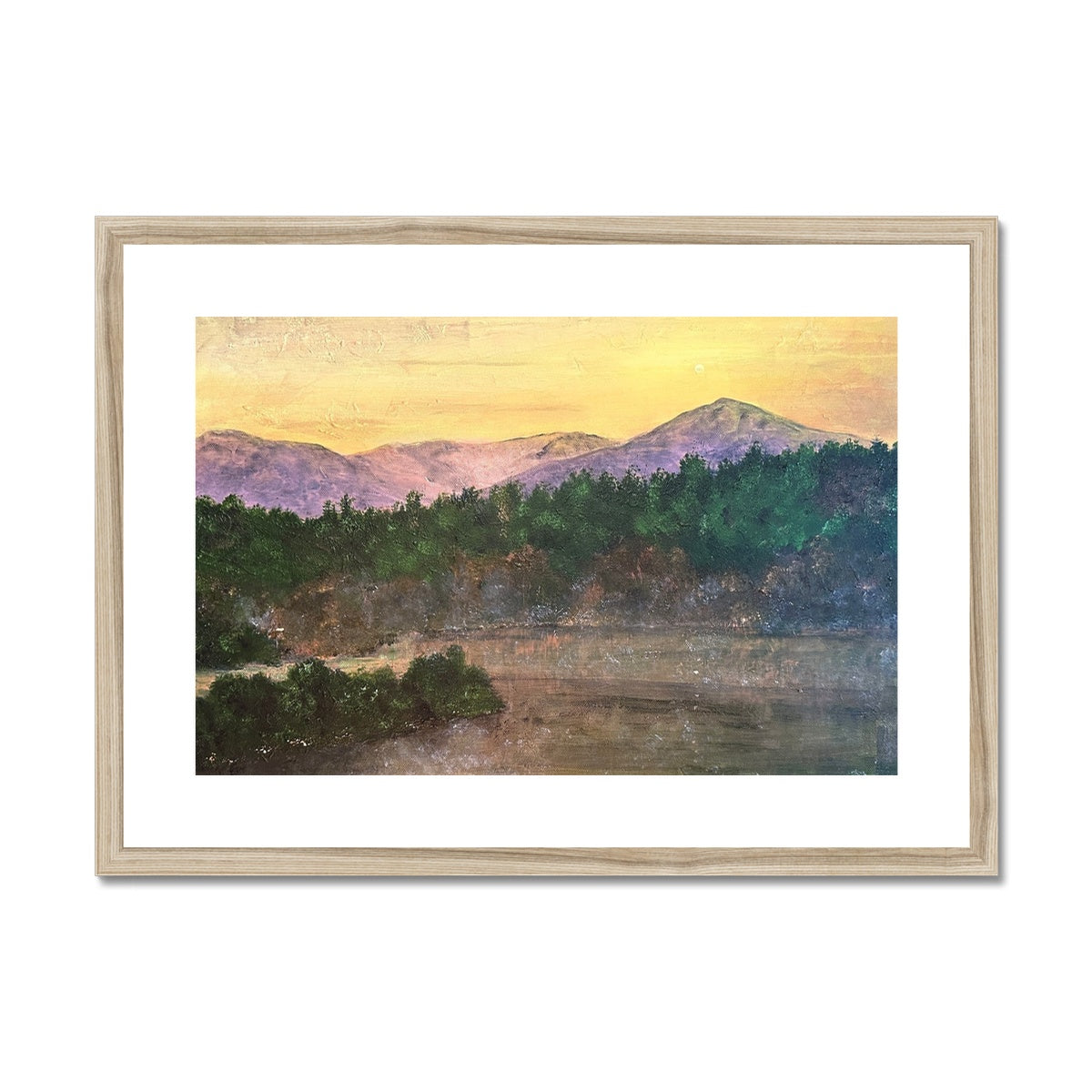 Ben Tee Invergarry Painting | Framed &amp; Mounted Prints From Scotland