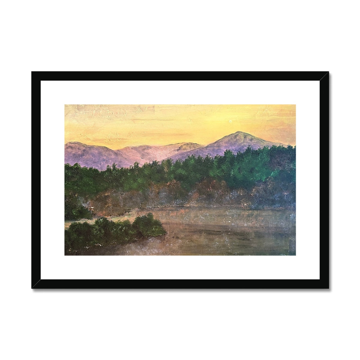 Ben Tee Invergarry Painting | Framed & Mounted Prints From Scotland