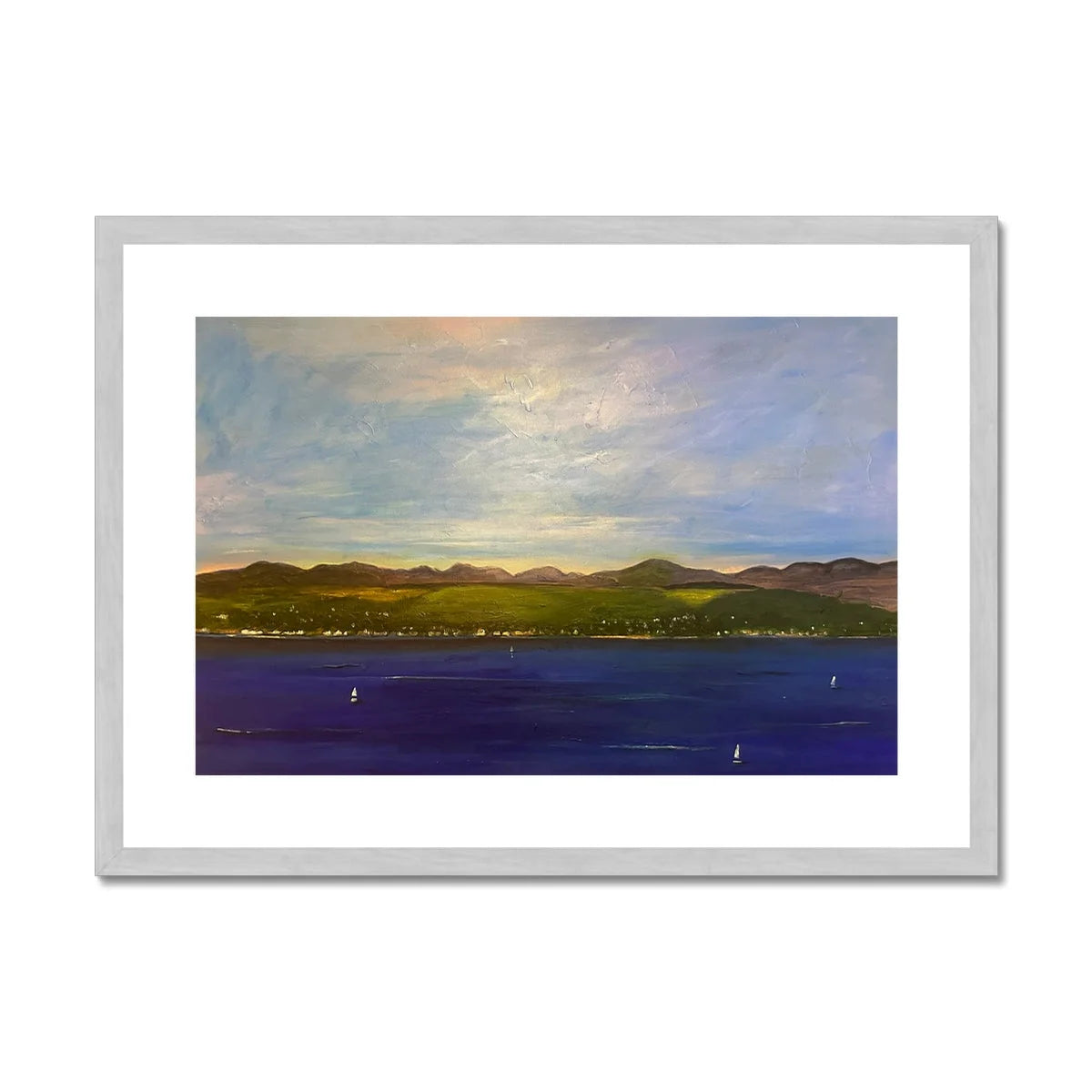 The Biggie Antique Framed & Mounted Print - River Clyde Art Gallery Scotland Worldwide Shipping Scottish Artist Fine Prints and Paintings
