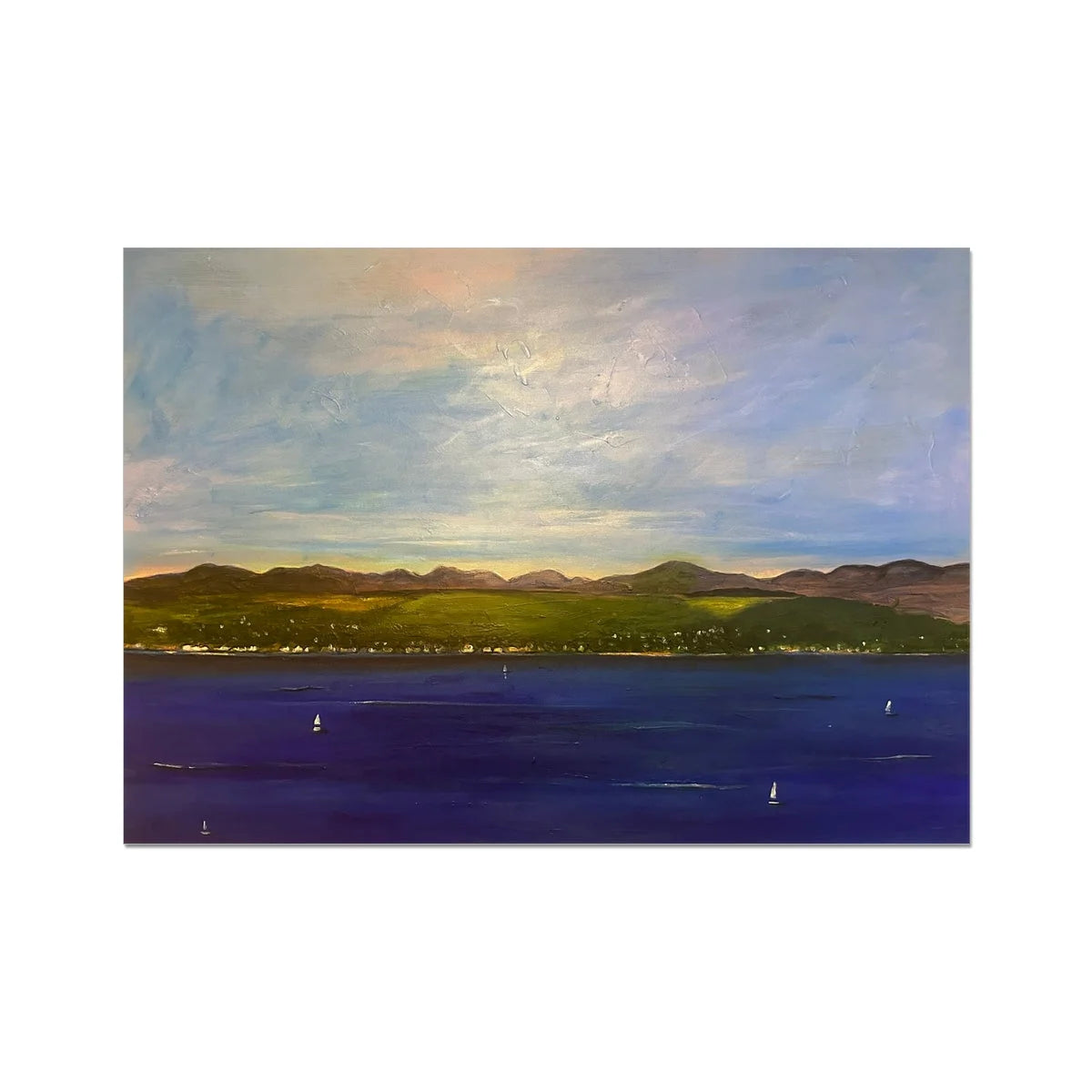 The Biggie Fine Art Print - River Clyde Gallery Scotland Worldwide Shipping Scottish Artist Prints and Paintings Collection by Hunter