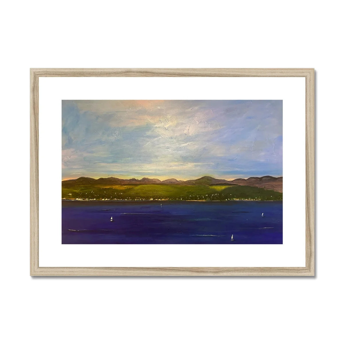 The Biggie Framed & Mounted Print - River Clyde Art Gallery Scotland Worldwide Shipping Scottish Artist Fine Prints and Paintings
