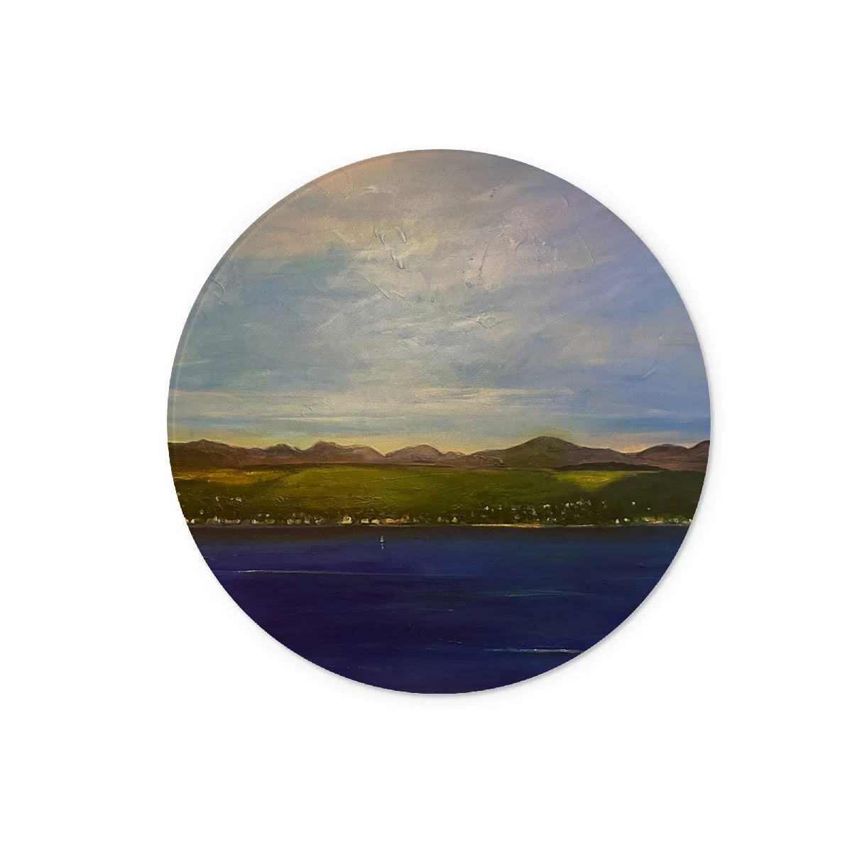 The Biggie Glass Chopping Board - River Clyde Art Gallery Scotland Worldwide Shipping Scottish Prints