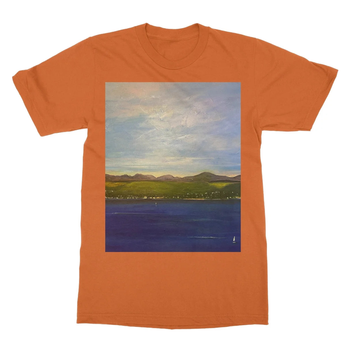 The Biggie Softstyle T-shirt - River Clyde Art Gallery Scotland Worldwide Shipping Scottish Artist Fine Prints and Paintings Collection