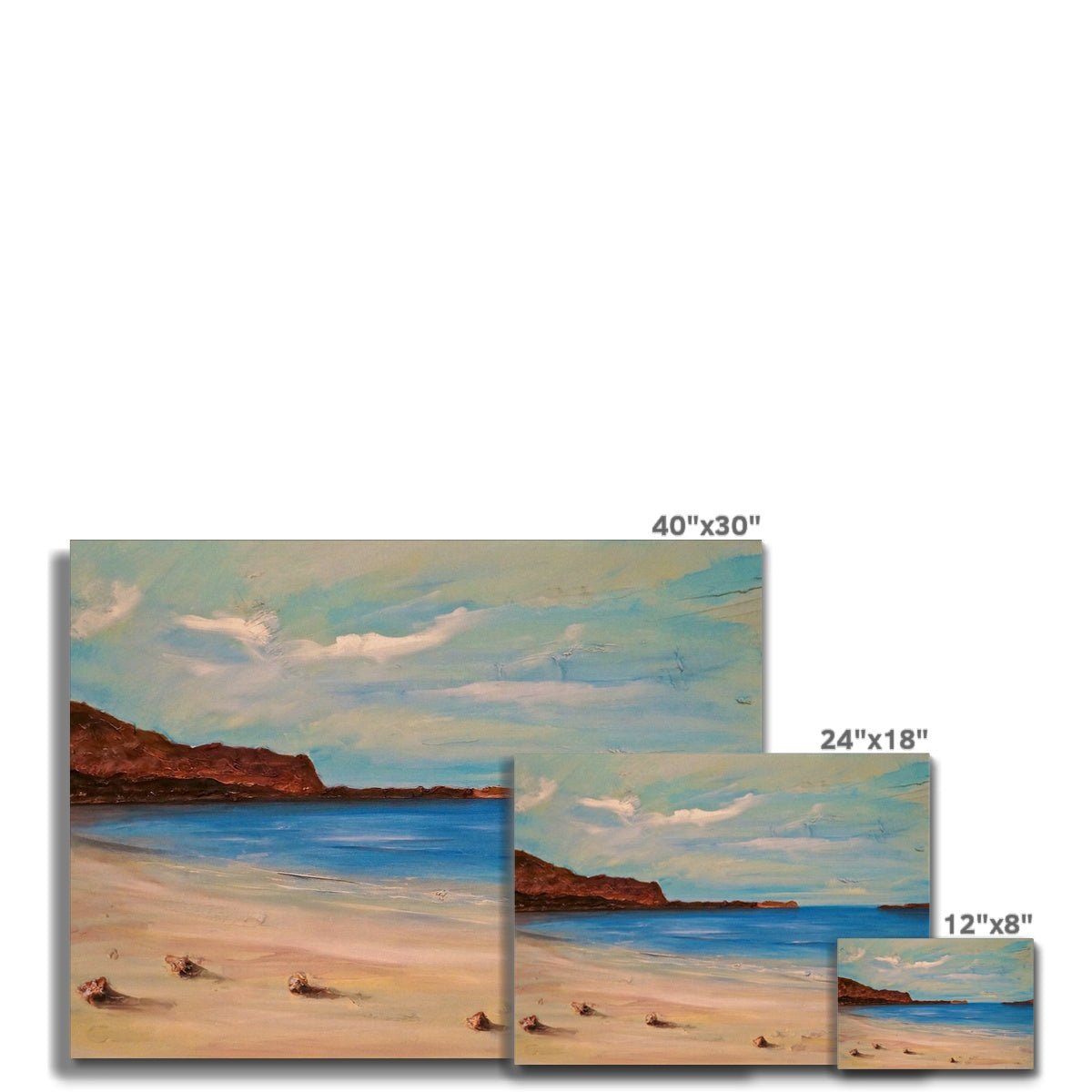 Bosta Beach Lewis Painting | Canvas From Scotland