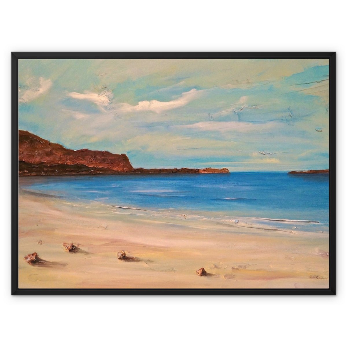 Bosta Beach Lewis Painting | Framed Canvas Prints From Scotland