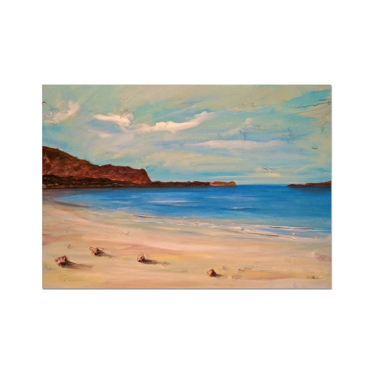 Bosta Beach Lewis Painting Scotland | Signed Scottish Fine Art Prints