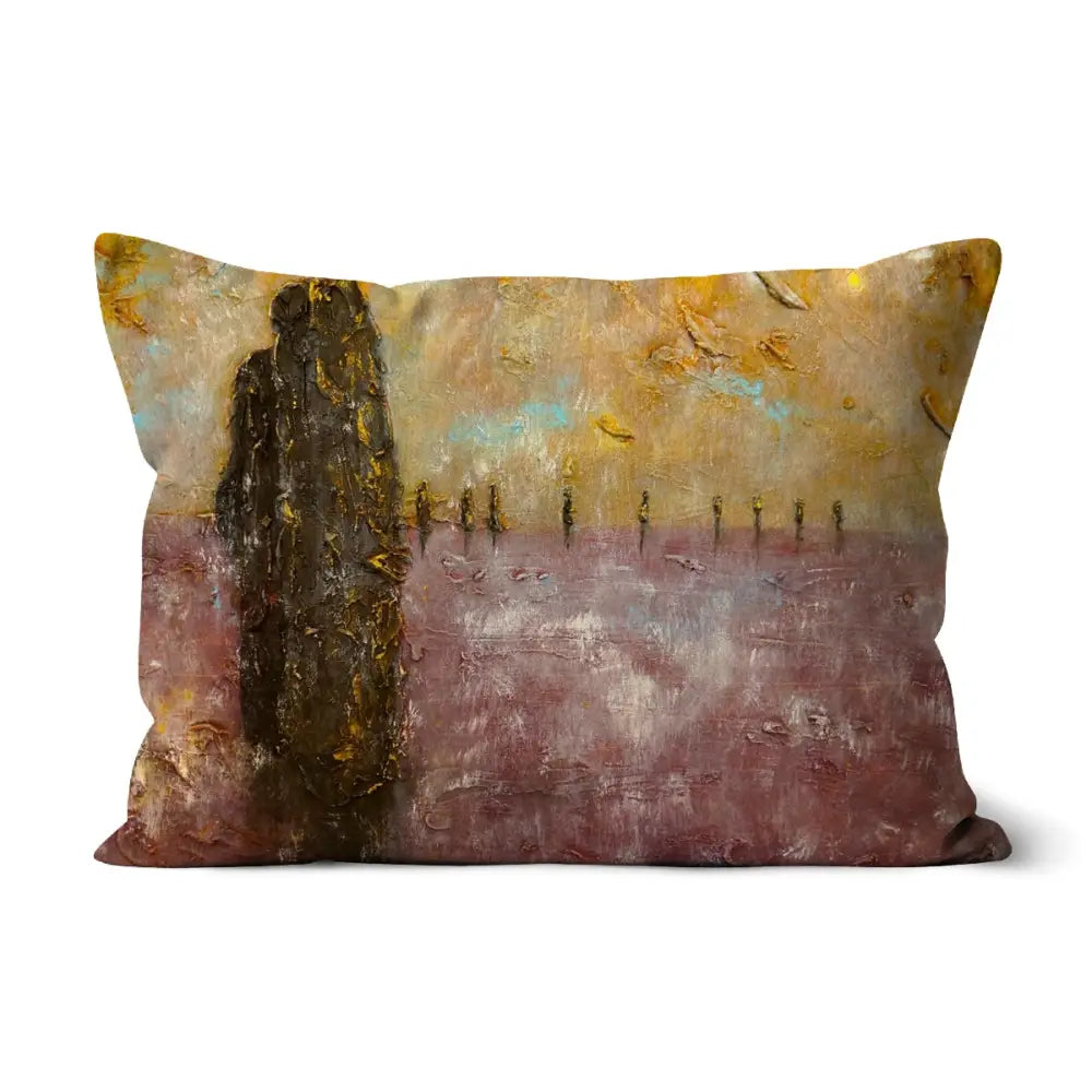 Brodgar Mist Orkney Cushion Scottish Artist Hunter