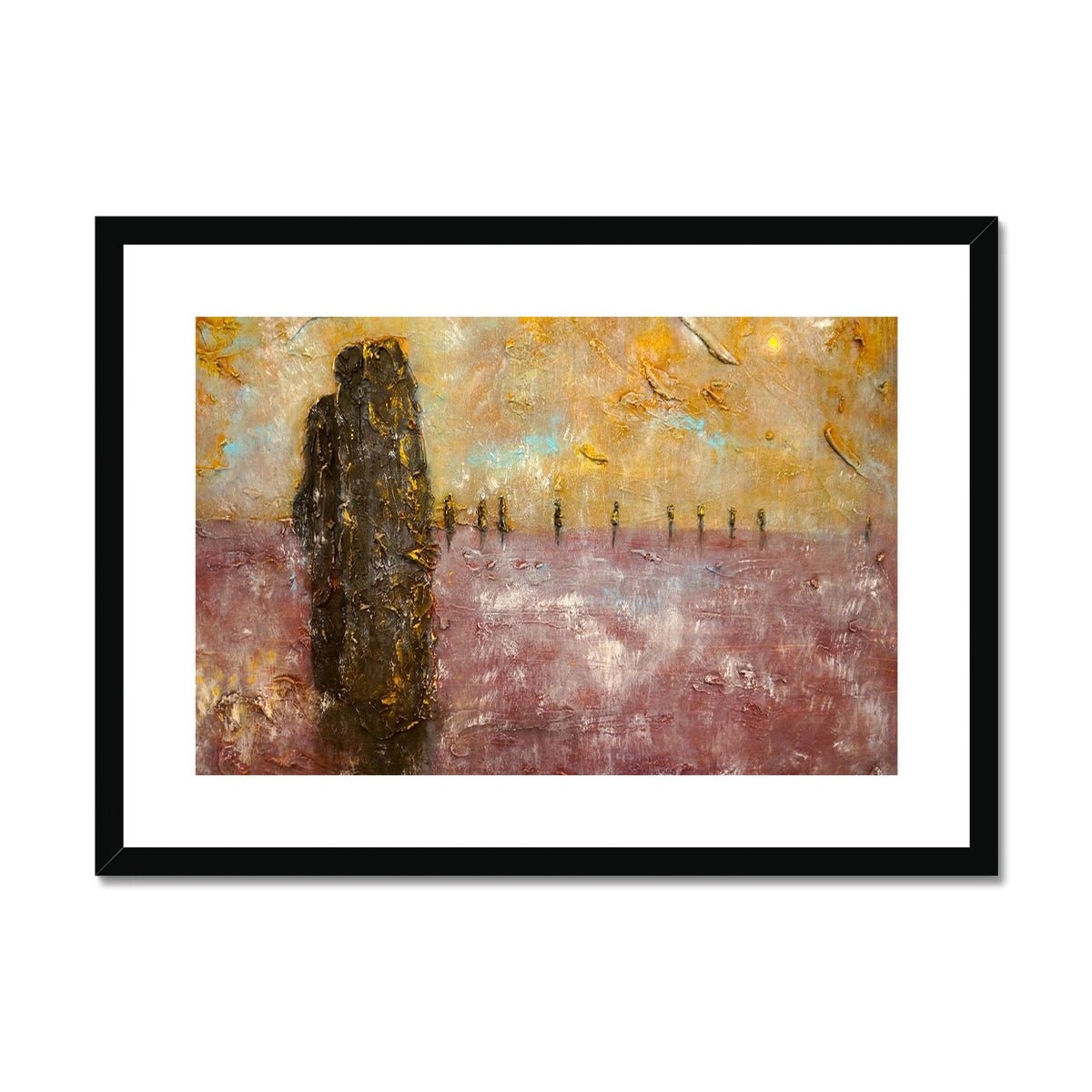 Brodgar Mist Orkney Painting | Framed & Mounted Prints From Scotland