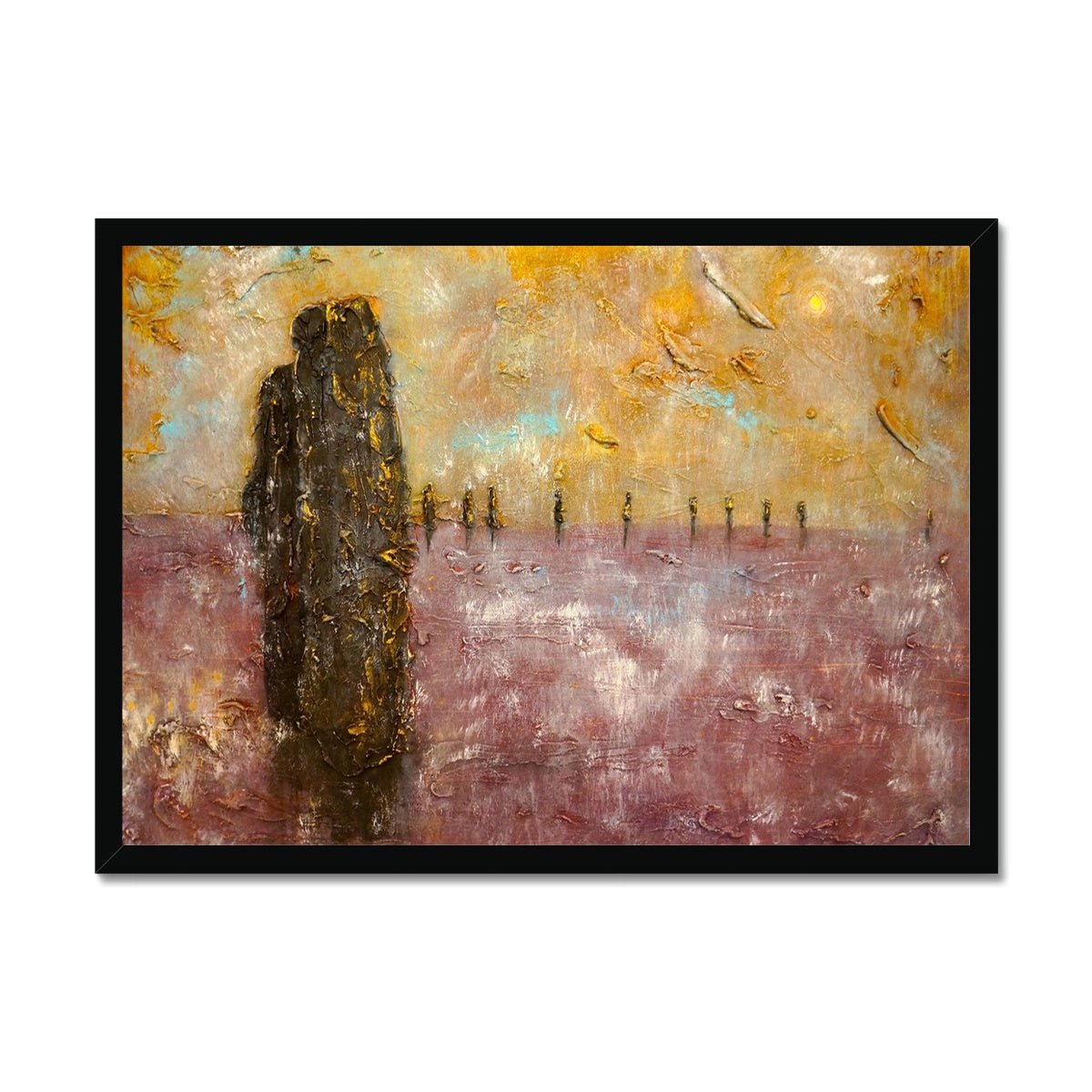 Brodgar Mist Orkney Painting | Framed Prints From Scotland