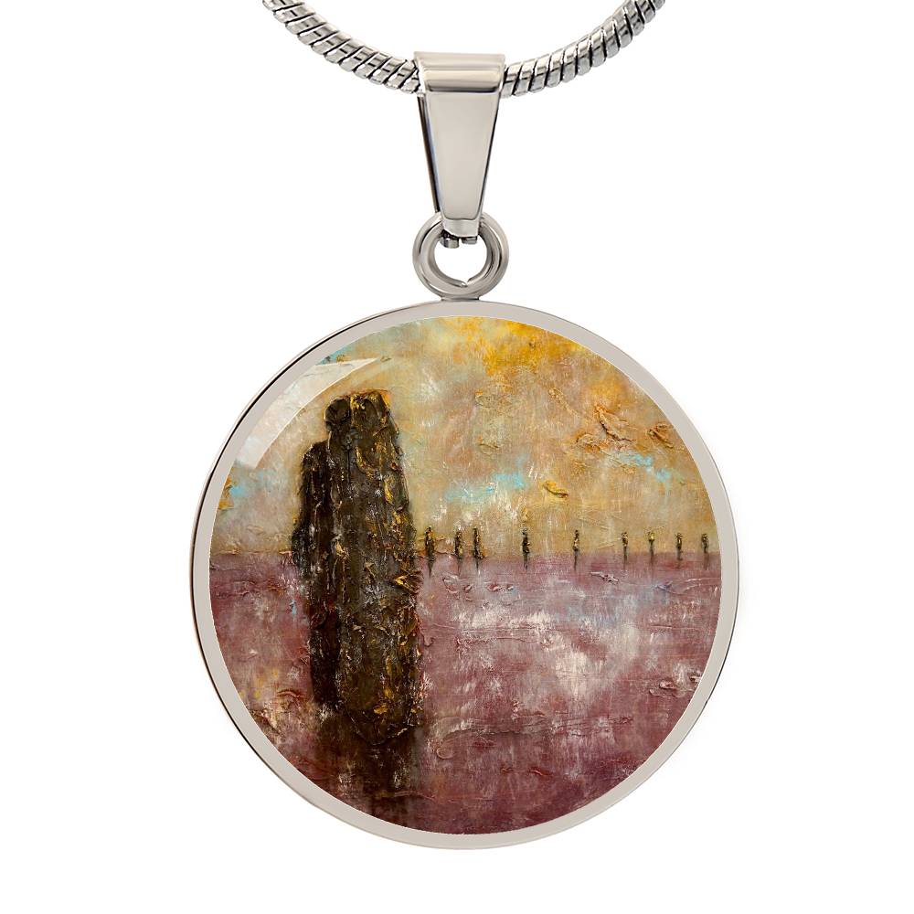 Brodgar Mist Orkney | Scottish Art Jewellery | Luxury Necklace