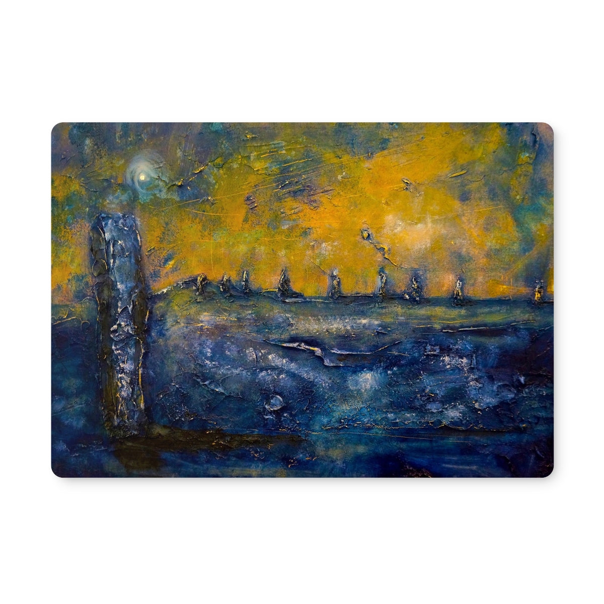 Brodgar Moonlight Orkney Art Gifts Placemat