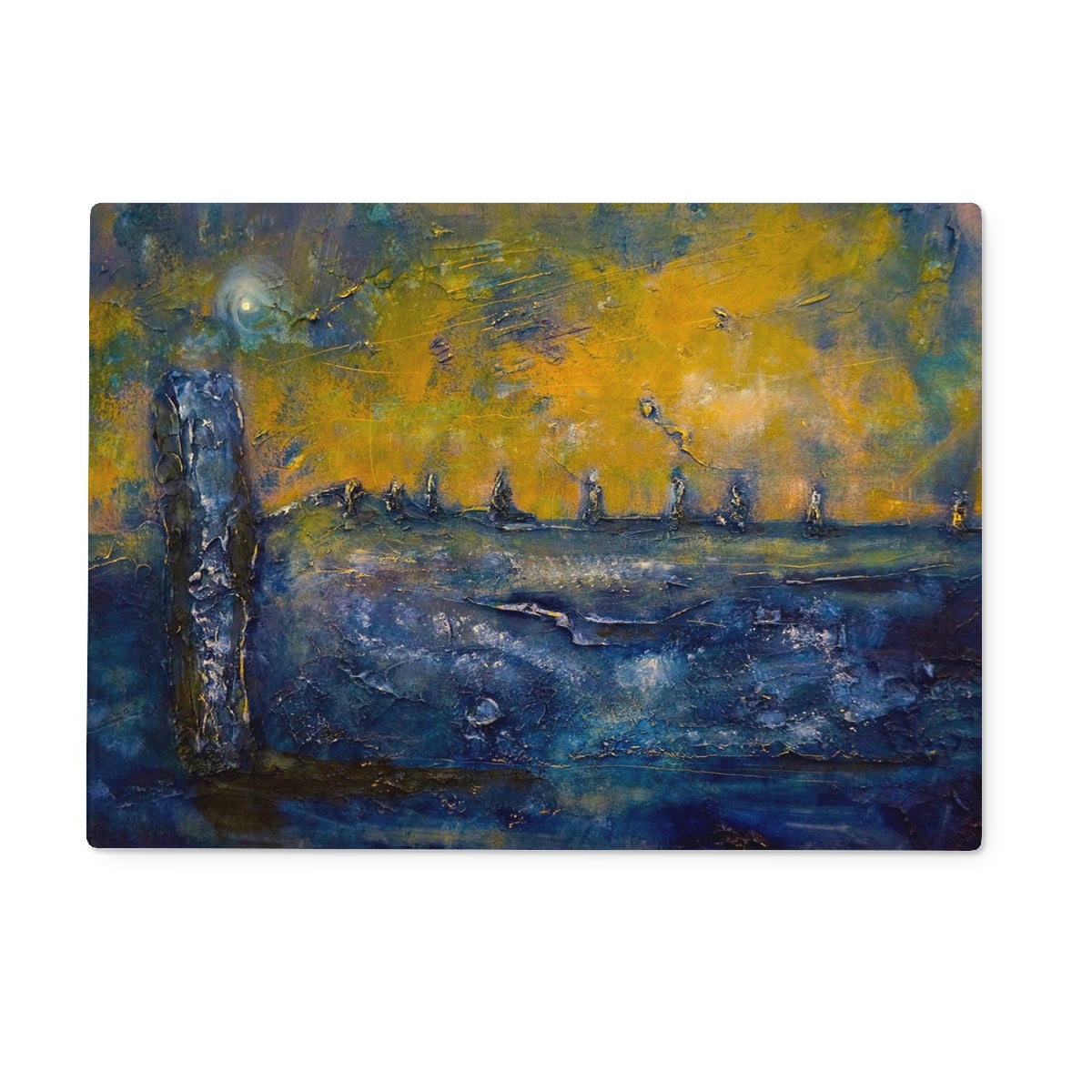 Brodgar Moonlight Orkney Glass Chopping Board