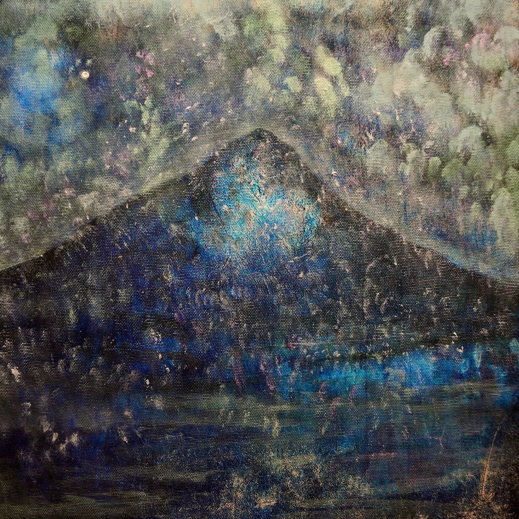 A Brooding Buachaille Etive i - Glencoe Art Gallery Scotland Worldwide Shipping Abstract Painting Dark Kevin Hunter Portfolio Giclee Prints