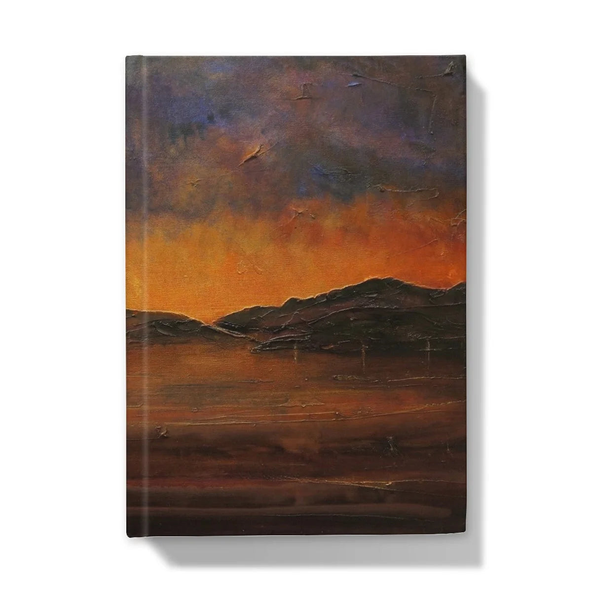 A Brooding Clyde Dusk Hardback Journal - River Art Gallery Scotland Worldwide Shipping Scottish Prints
