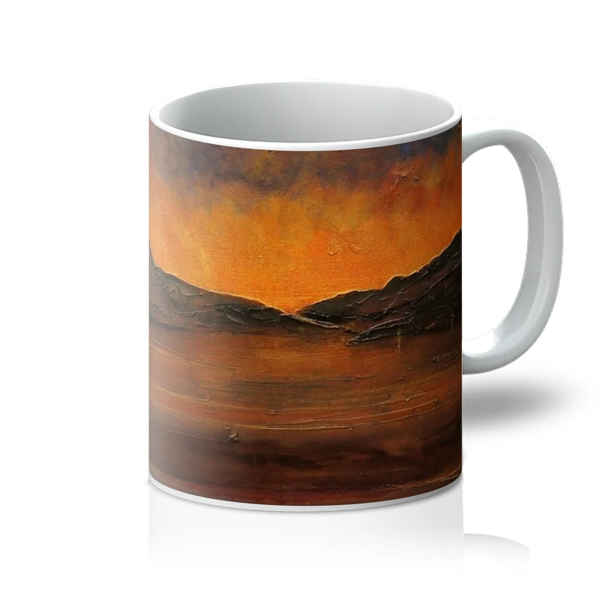 A Brooding Clyde Dusk Mug - River Art Gallery Scotland Worldwide Shipping Scottish Prints