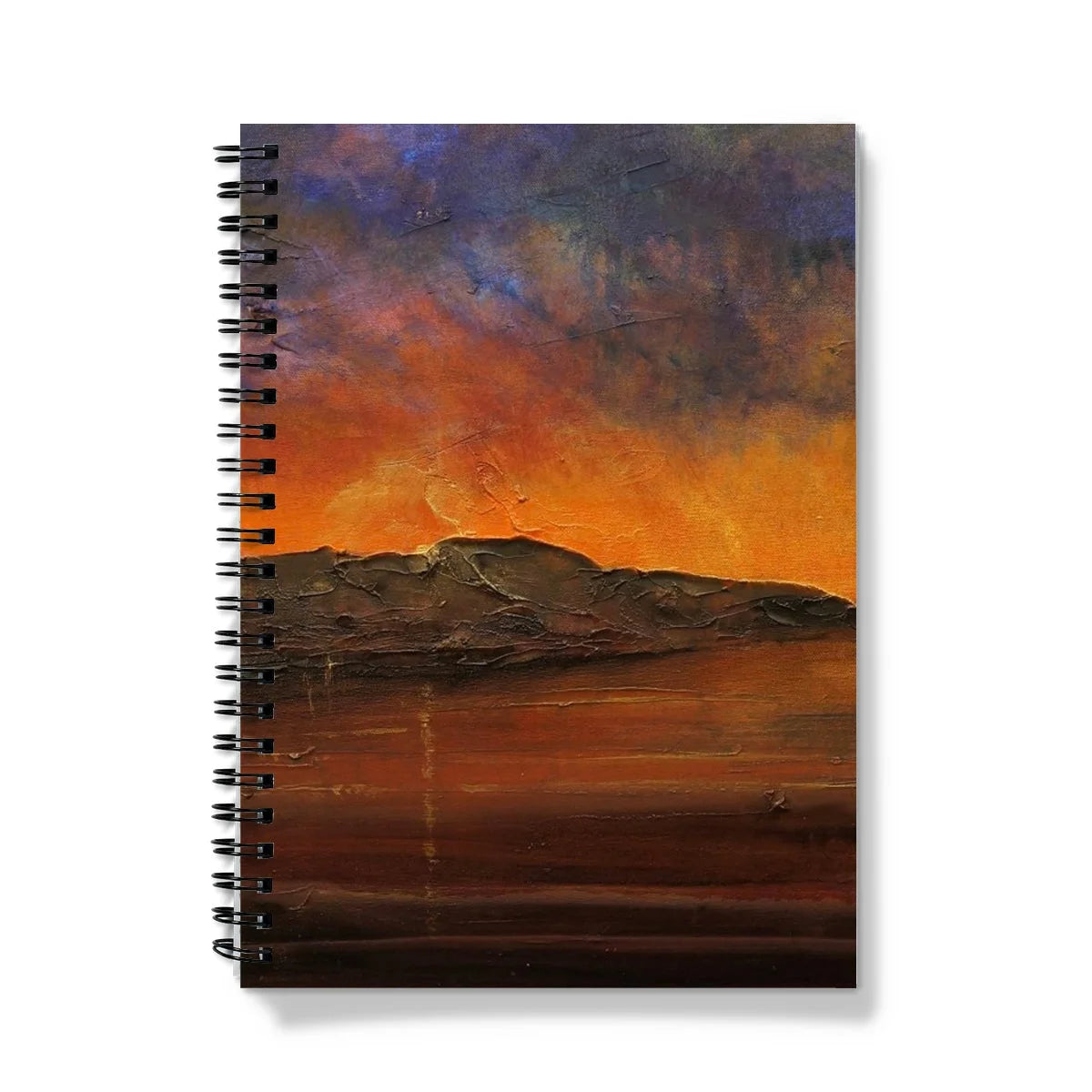 A Brooding Clyde Dusk Notebook - River Art Gallery Scotland Worldwide Shipping Scottish Prints