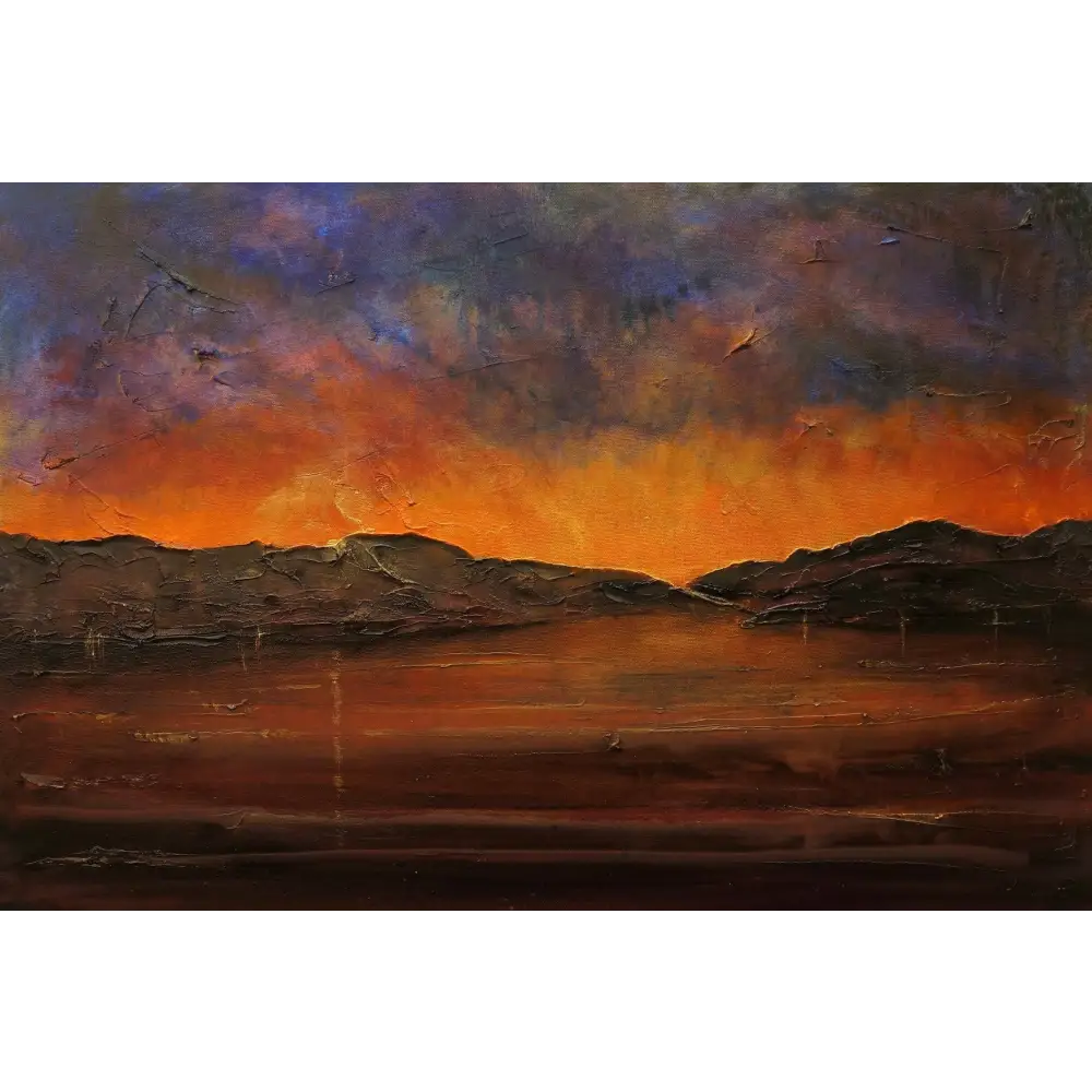 Brooding Clyde Dusk Statement Canvas Art