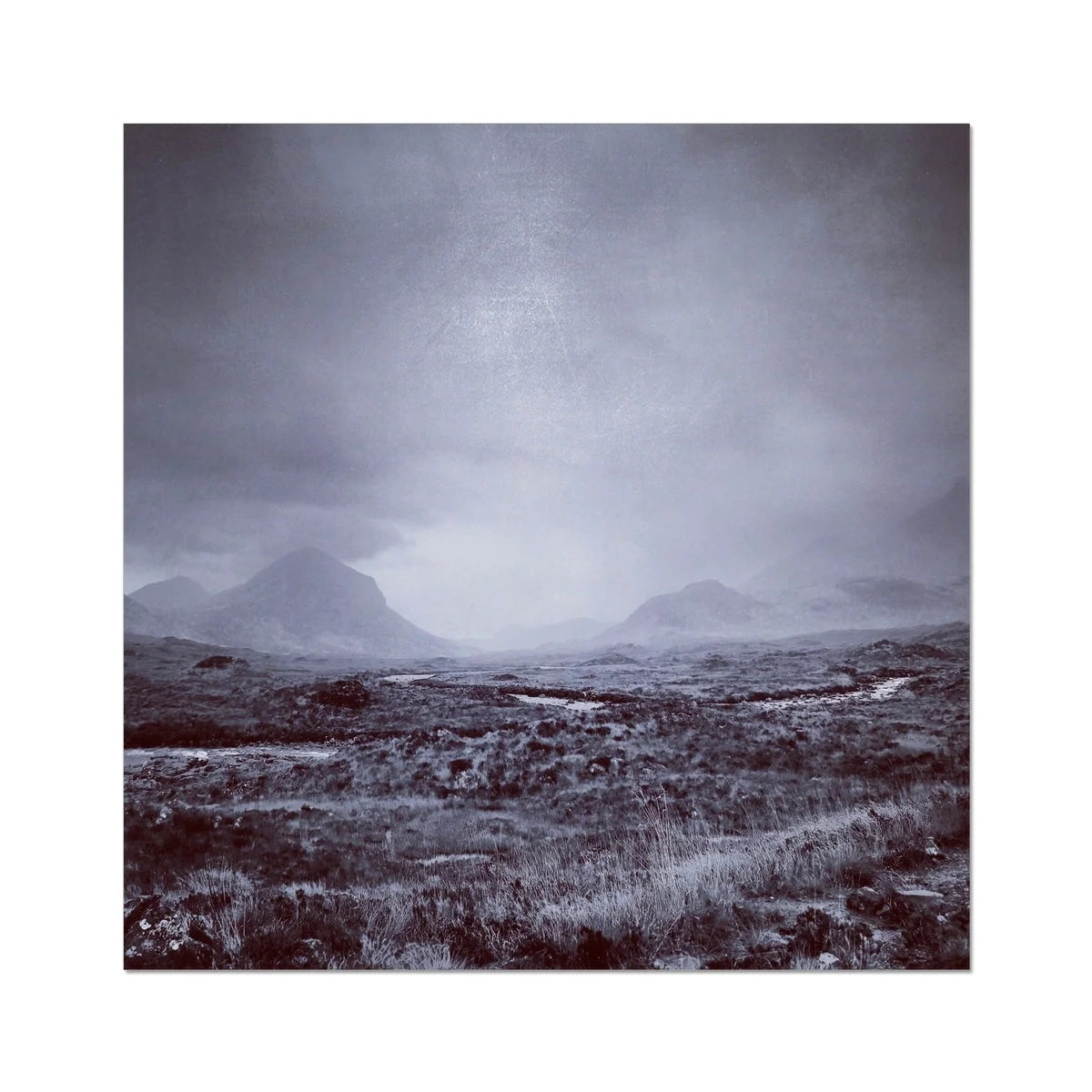 The Brooding Cuillin Artist Proof Collector Print - Skye Art Gallery Scotland Worldwide Shipping Paintings | Prints | Gifts