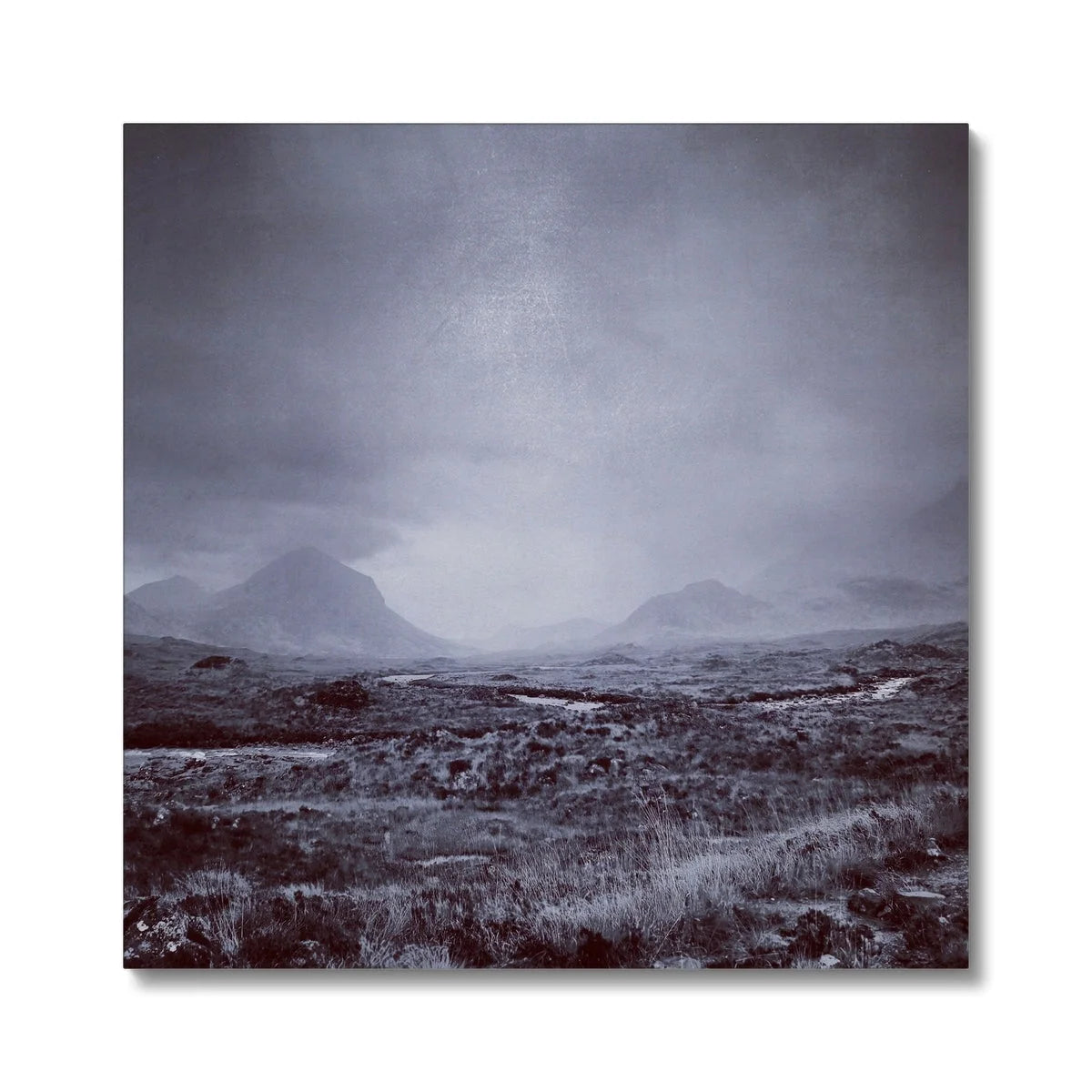 The Brooding Cuillin Canvas - Skye Art Gallery Scotland Worldwide Shipping Scottish Landscape Paintings and Prints by Artist Hunter