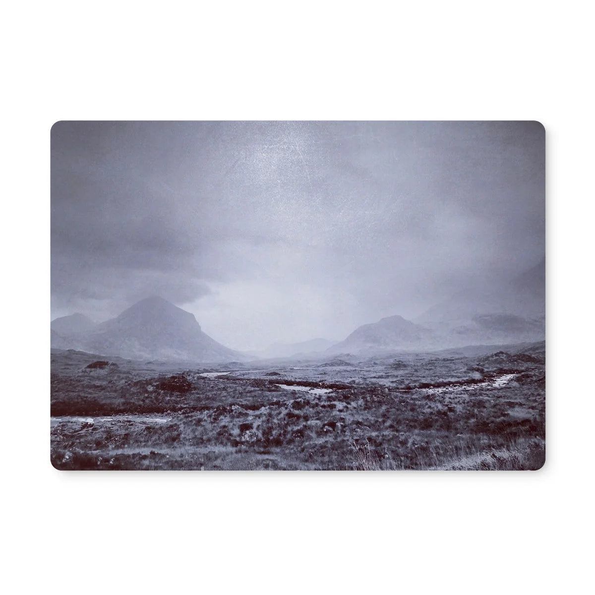 The Brooding Cuillin Placemat - Skye Art Gallery Scotland Worldwide Shipping Scottish Landscape Paintings and Prints
