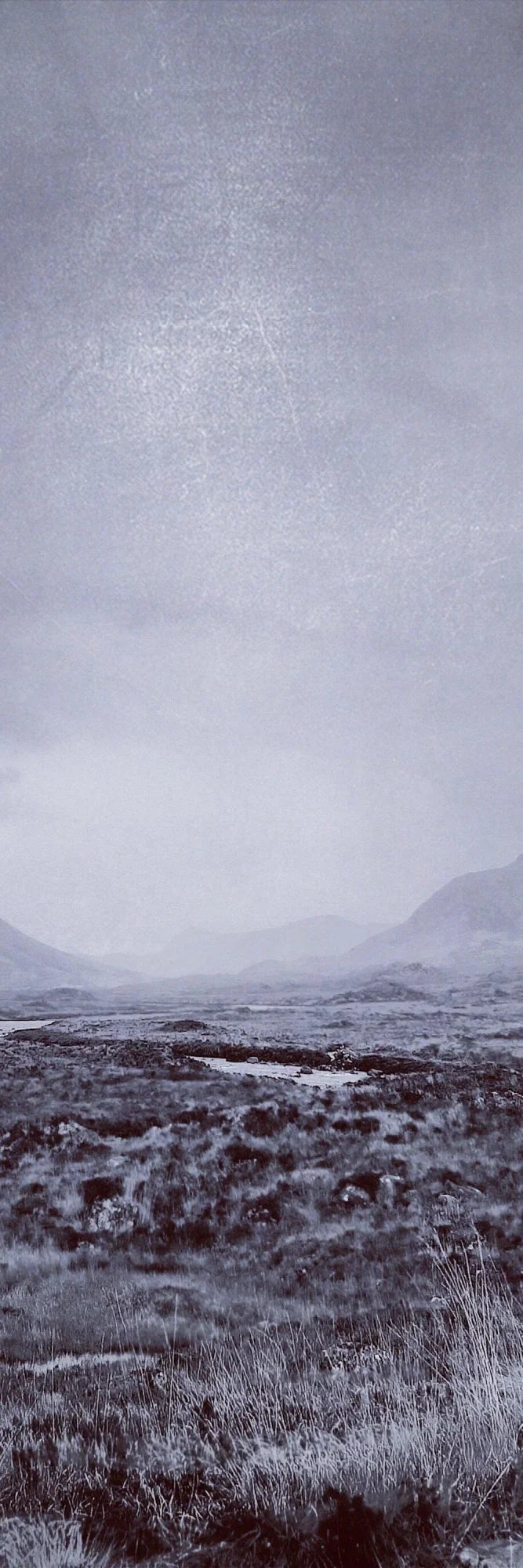 A Brooding Cuillin Skye Triptych | Statement Interior Wall Art from Scotland - Gallery Worldwide Shipping Vast Snow-dusted Landscape