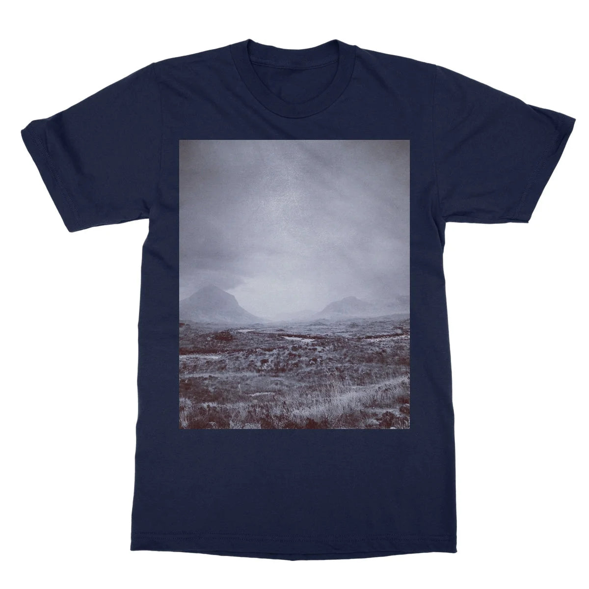 The Brooding Cuillin Softstyle T-shirt - Skye Art Gallery Scotland Worldwide Shipping Paintings | Prints | Gifts