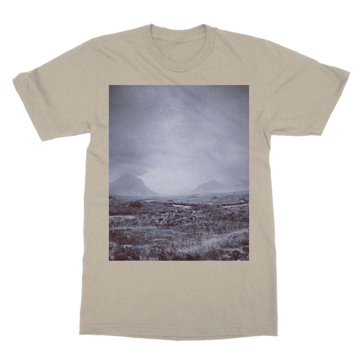 The Brooding Cuillin Softstyle T-shirt - Skye Art Gallery Scotland Worldwide Shipping Paintings | Prints | Gifts