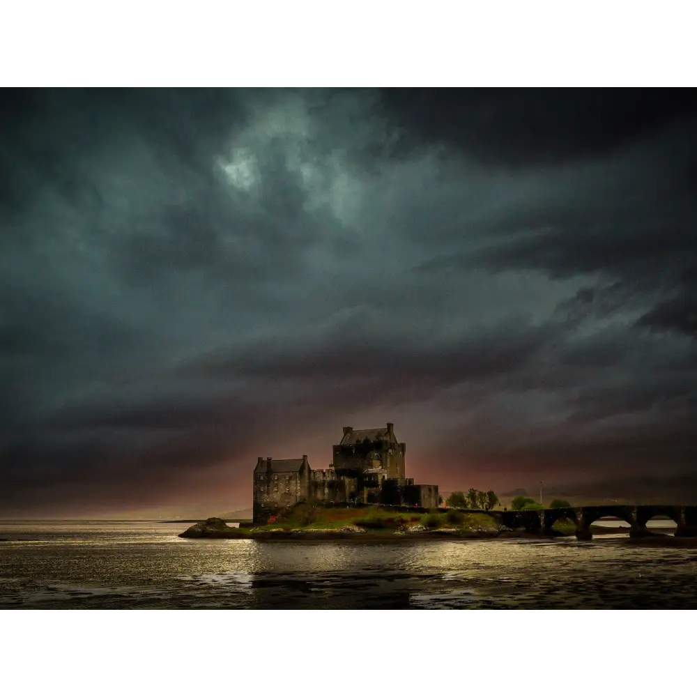 A Brooding Eilean Donan Castle - Scottish Photography Prints - Historic & Iconic Art Gallery Scotland
