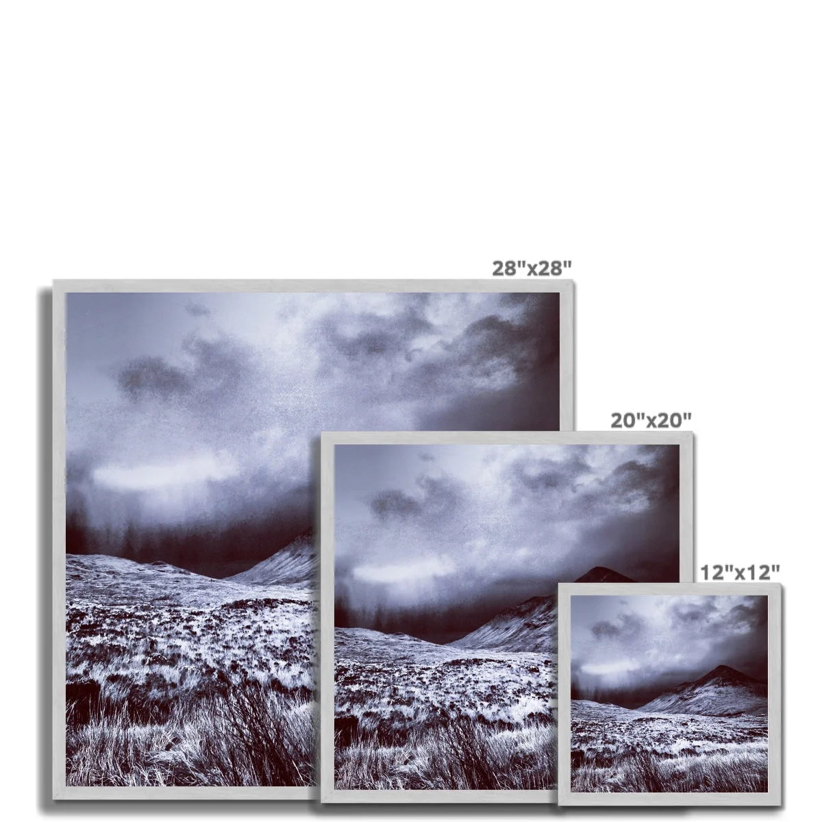 A Brooding Glen Varagil Antique Framed Print - Skye Art Gallery Scotland Worldwide Shipping Paintings | Prints | Gifts from by Scottish