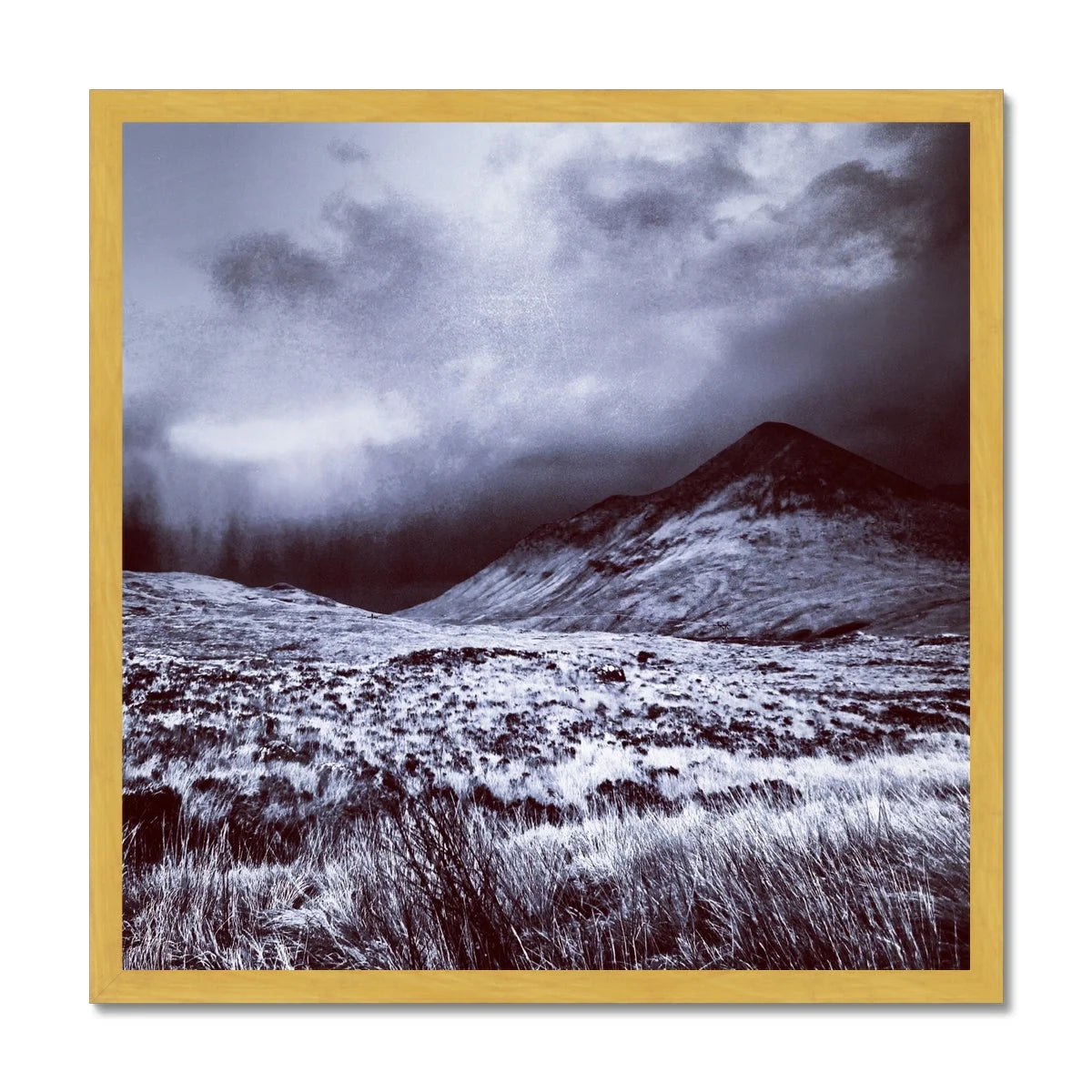 A Brooding Glen Varagil Antique Framed Print - Skye Art Gallery Scotland Worldwide Shipping Paintings | Prints | Gifts from by Scottish