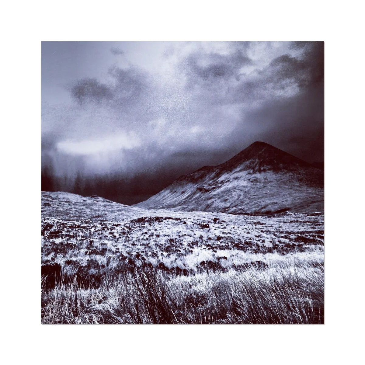 A Brooding Glen Varagil Fine Art Print - Skye Gallery Scotland Worldwide Shipping Paintings | Prints | Gifts from by Scottish Artist Hunter