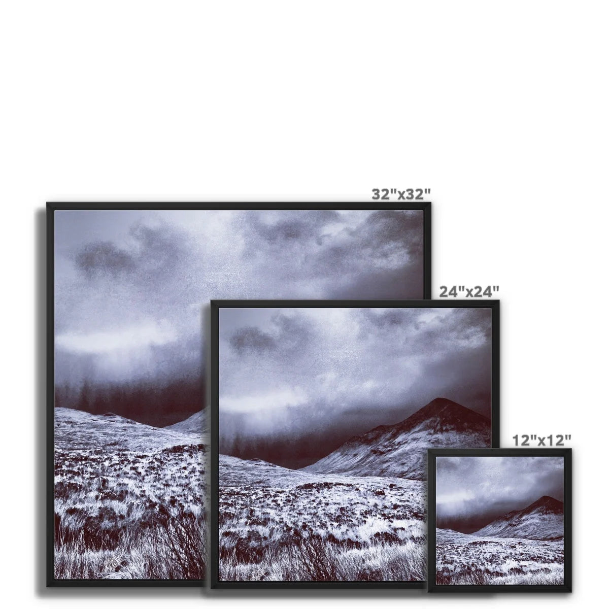 A Brooding Glen Varagil Framed Canvas - Skye Art Gallery Scotland Worldwide Shipping Paintings | Prints | Gifts from by Scottish Artist