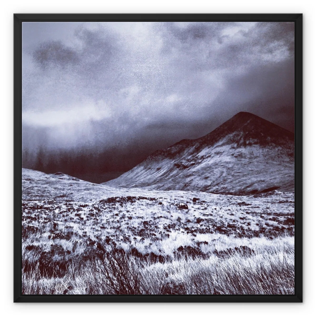A Brooding Glen Varagil Framed Canvas - Skye Art Gallery Scotland Worldwide Shipping Paintings | Prints | Gifts from by Scottish Artist