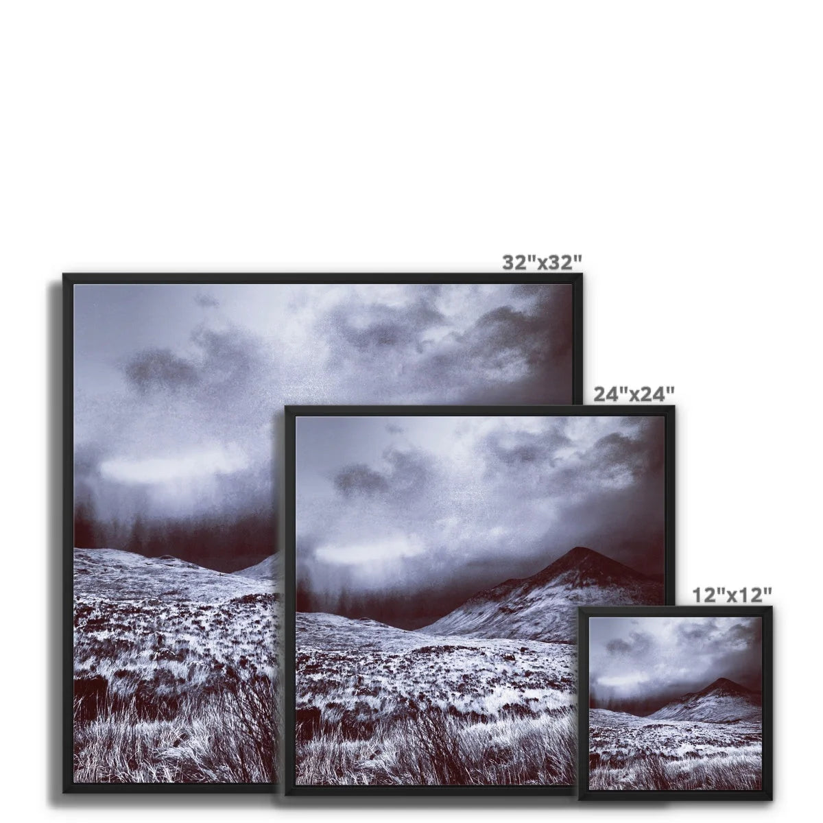 A Brooding Glen Varagil Framed Canvas - Skye Art Gallery Scotland Worldwide Shipping Paintings | Prints | Gifts from by Scottish Artist