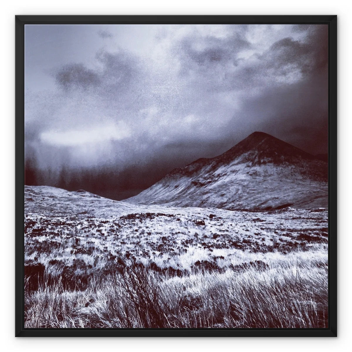 A Brooding Glen Varagil Framed Canvas - Skye Art Gallery Scotland Worldwide Shipping Paintings | Prints | Gifts from by Scottish Artist