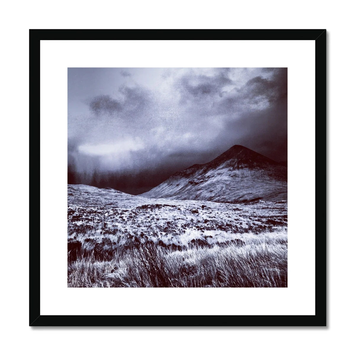 A Brooding Glen Varagil Framed & Mounted Print - Skye Art Gallery Scotland Worldwide Shipping Paintings | Prints | Gifts from by Scottish