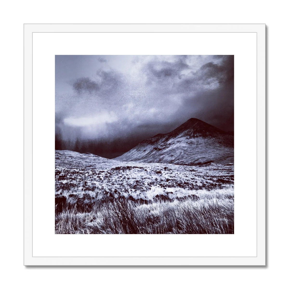 A Brooding Glen Varagil Framed & Mounted Print - Skye Art Gallery Scotland Worldwide Shipping Paintings | Prints | Gifts from by Scottish