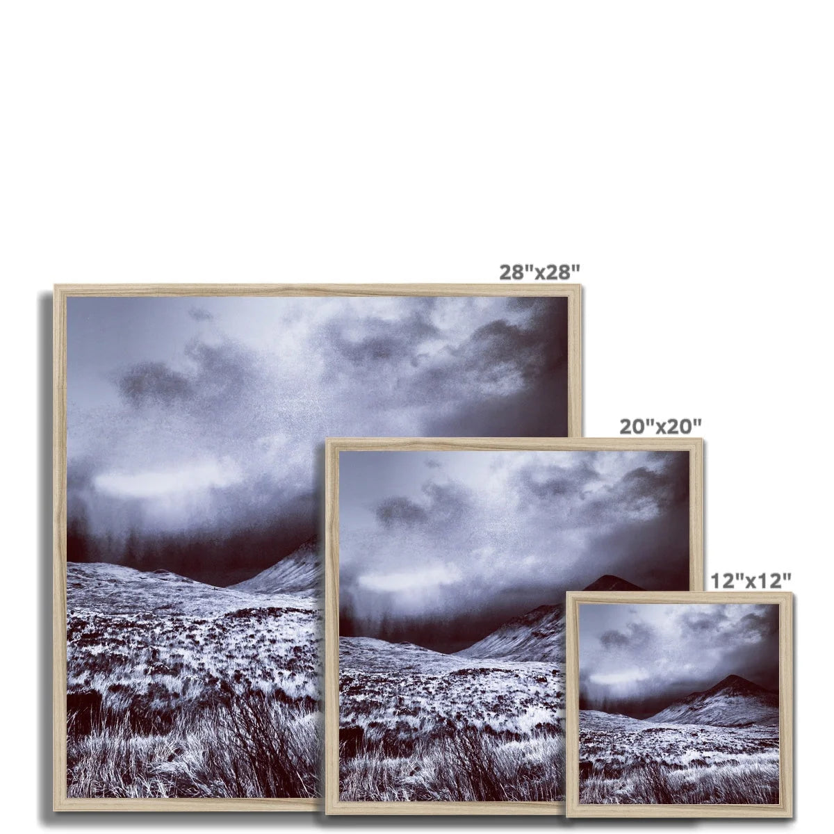 A Brooding Glen Varagil Framed Print - Skye Art Gallery Scotland Worldwide Shipping Paintings | Prints | Gifts from by Scottish Artist