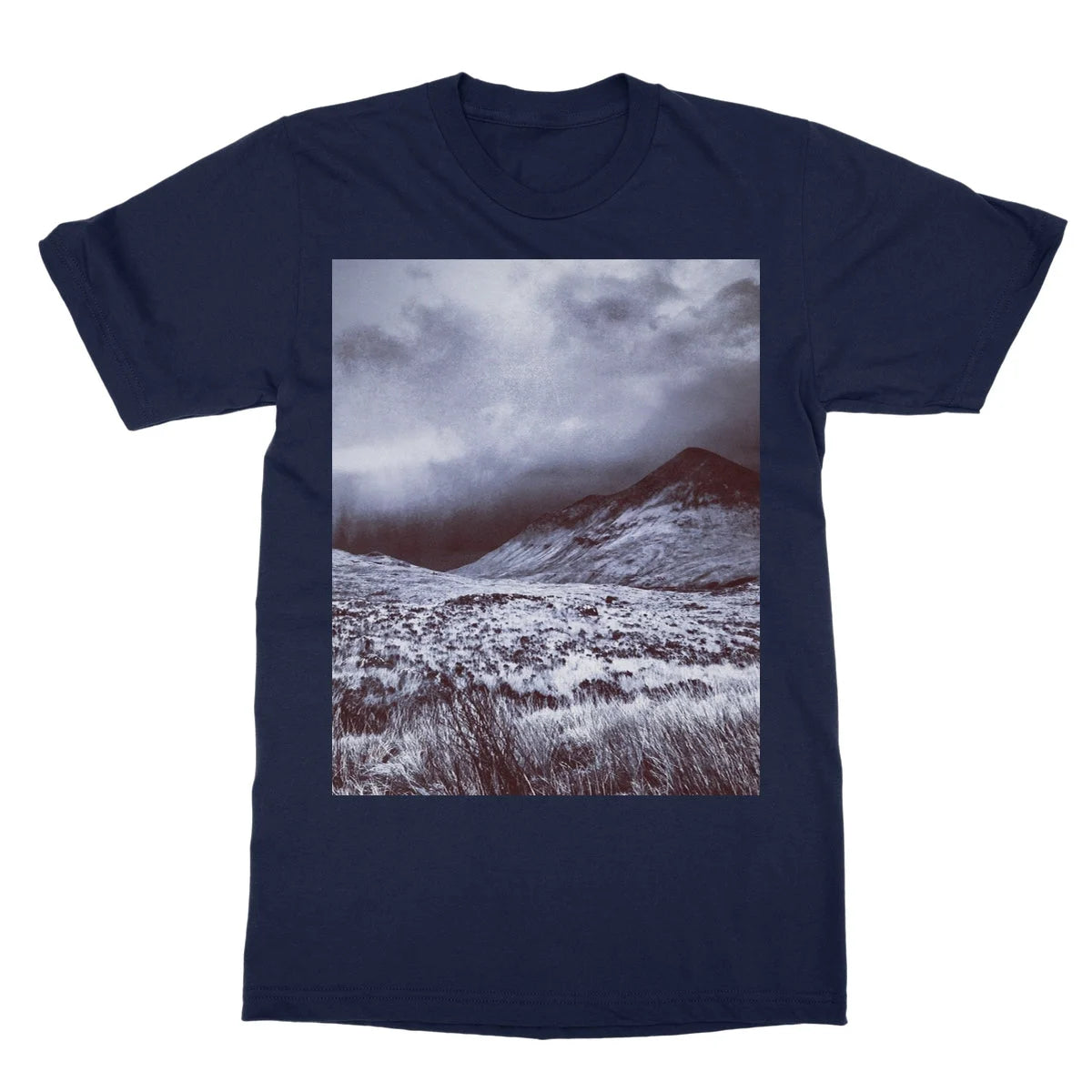 A Brooding Glen Varagil Softstyle T-shirt - Skye Art Gallery Scotland Worldwide Shipping Paintings | Prints | Gifts