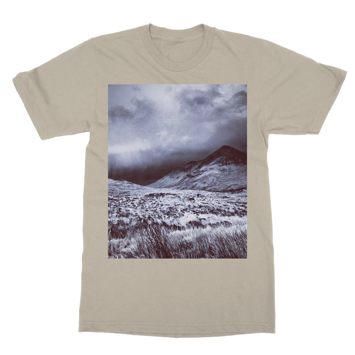 A Brooding Glen Varagil Softstyle T-shirt - Skye Art Gallery Scotland Worldwide Shipping Paintings | Prints | Gifts