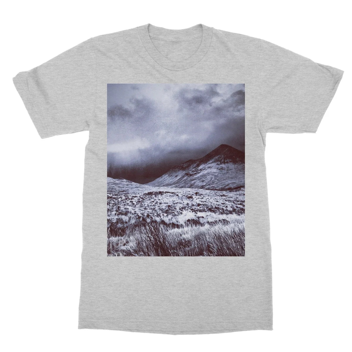 A Brooding Glen Varagil Softstyle T-shirt - Skye Art Gallery Scotland Worldwide Shipping Paintings | Prints | Gifts