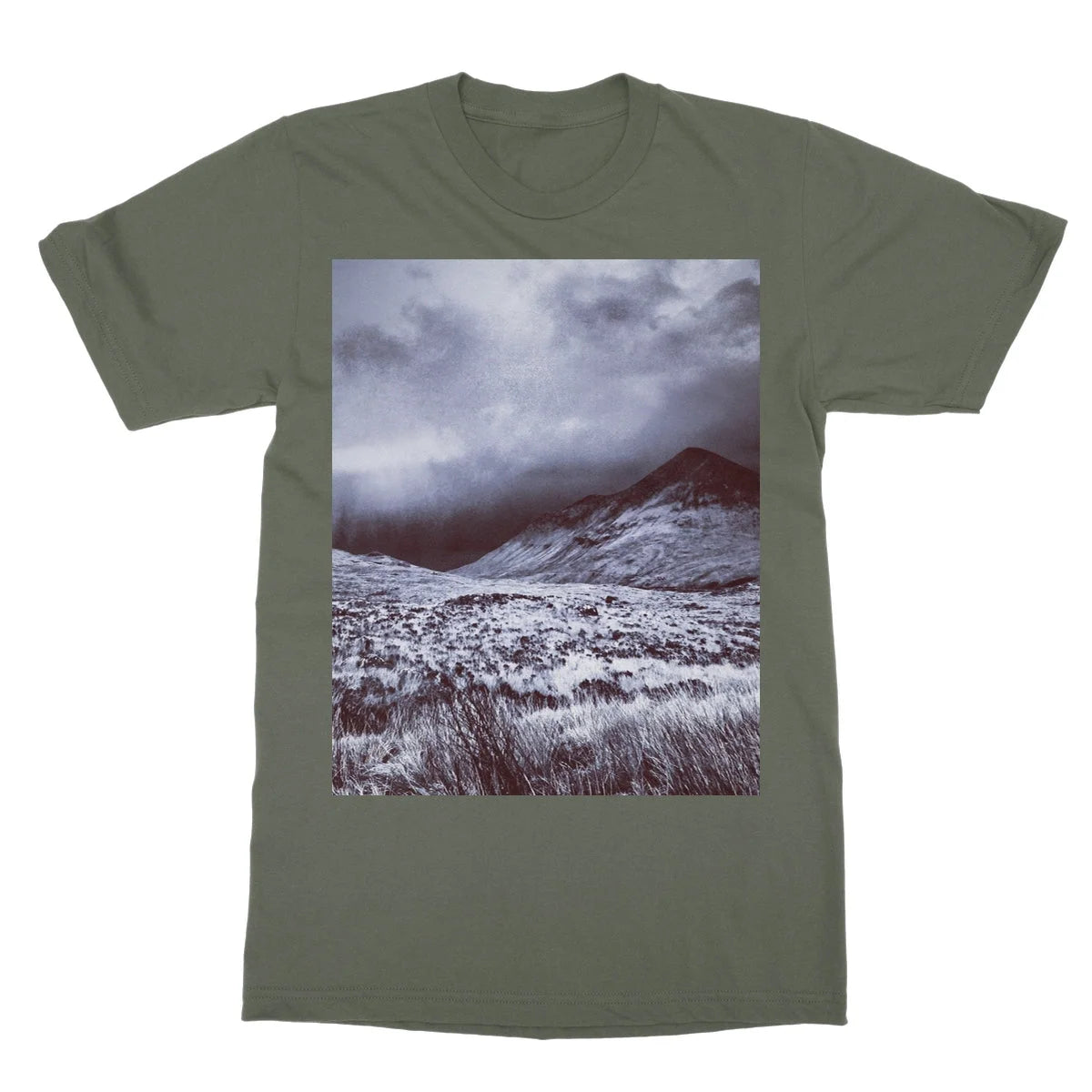 A Brooding Glen Varagil Softstyle T-shirt - Skye Art Gallery Scotland Worldwide Shipping Paintings | Prints | Gifts