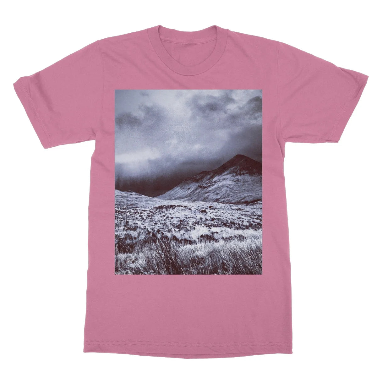 A Brooding Glen Varagil Softstyle T-shirt - Skye Art Gallery Scotland Worldwide Shipping Paintings | Prints | Gifts