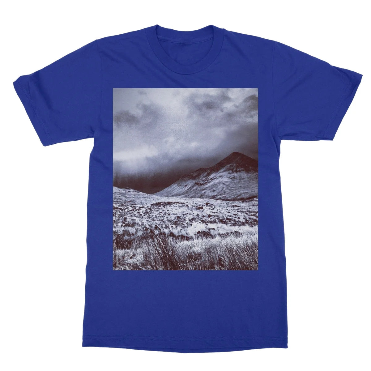 A Brooding Glen Varagil Softstyle T-shirt - Skye Art Gallery Scotland Worldwide Shipping Paintings | Prints | Gifts