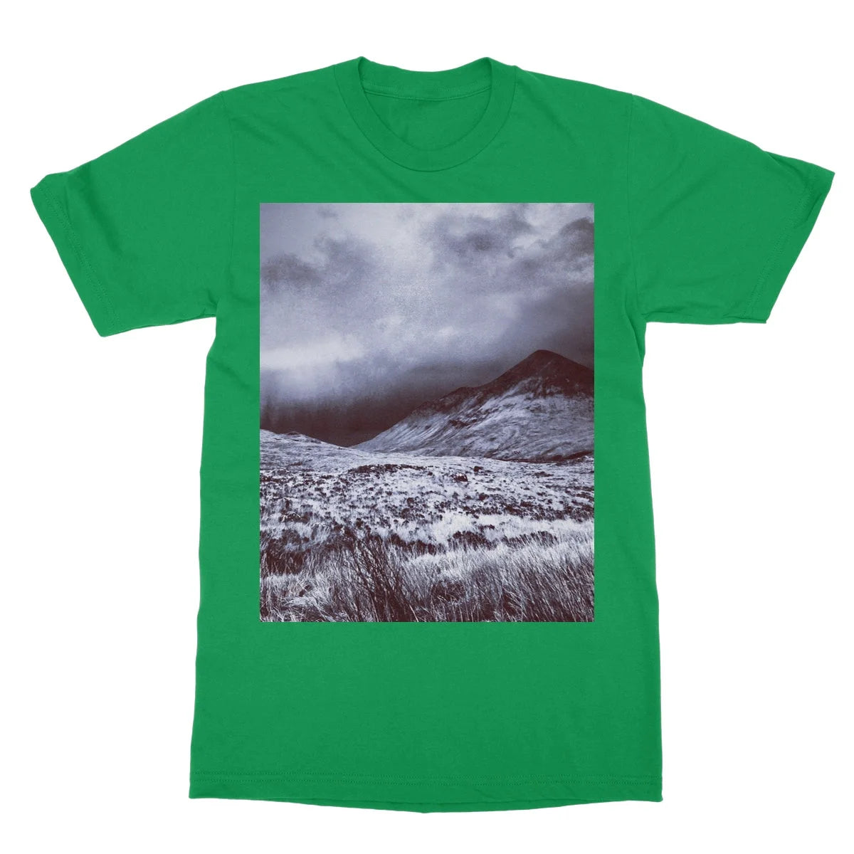 A Brooding Glen Varagil Softstyle T-shirt - Skye Art Gallery Scotland Worldwide Shipping Paintings | Prints | Gifts