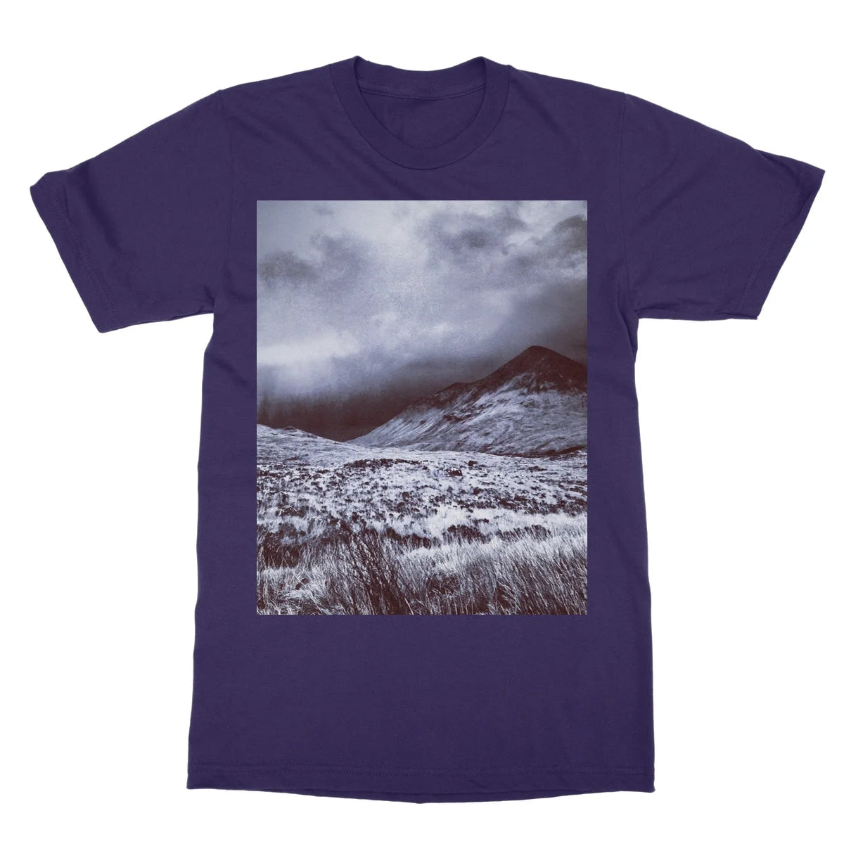 A Brooding Glen Varagil Softstyle T-shirt - Skye Art Gallery Scotland Worldwide Shipping Paintings | Prints | Gifts