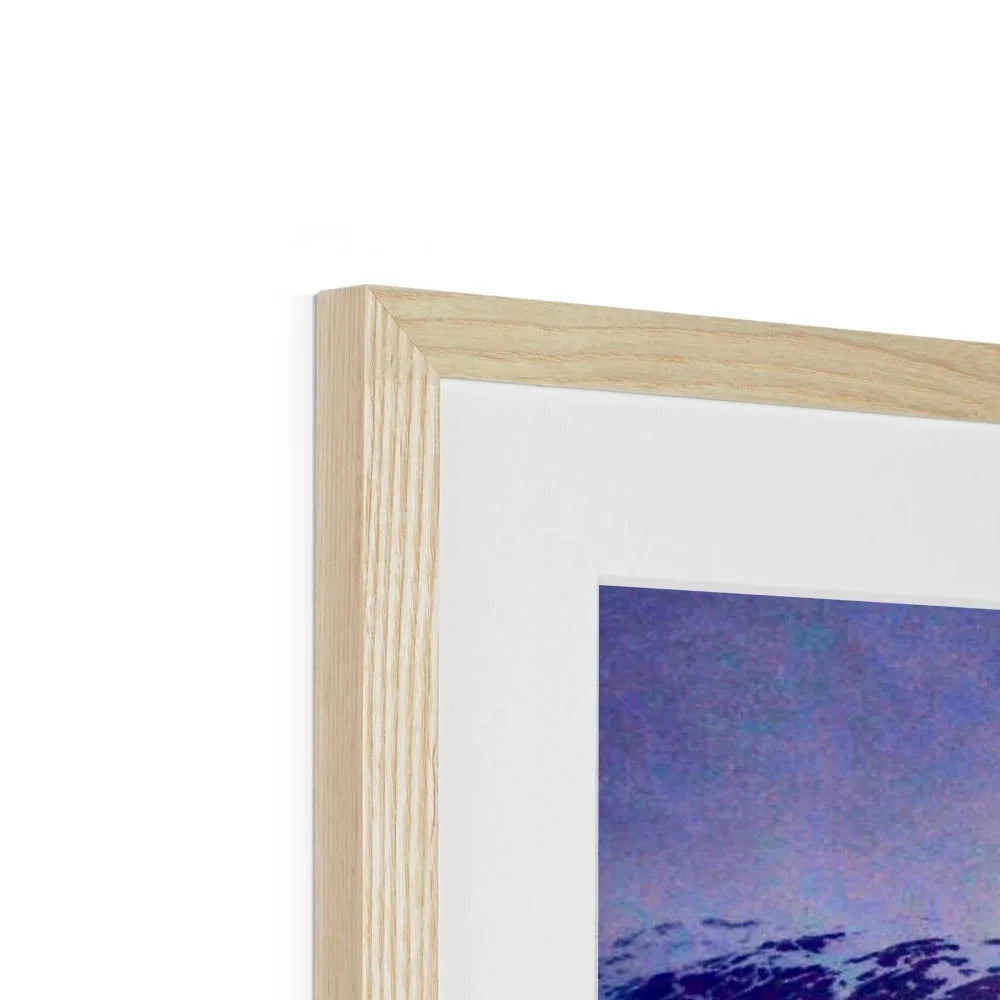 A Brooding Glencoe Framed & Mounted Print - Art Gallery Scotland Worldwide Shipping Paintings | Prints | Gifts from by Scottish Artist