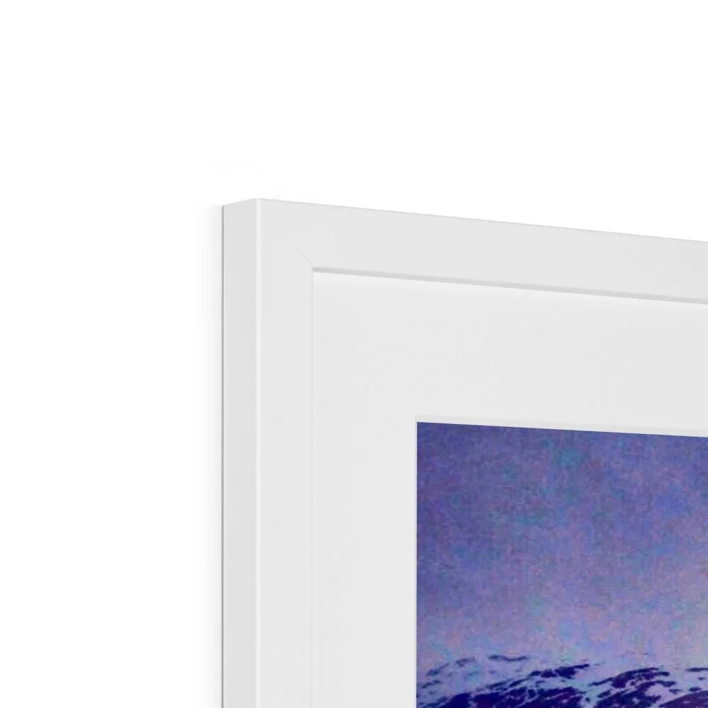 A Brooding Glencoe Framed & Mounted Print - Art Gallery Scotland Worldwide Shipping Paintings | Prints | Gifts from by Scottish Artist