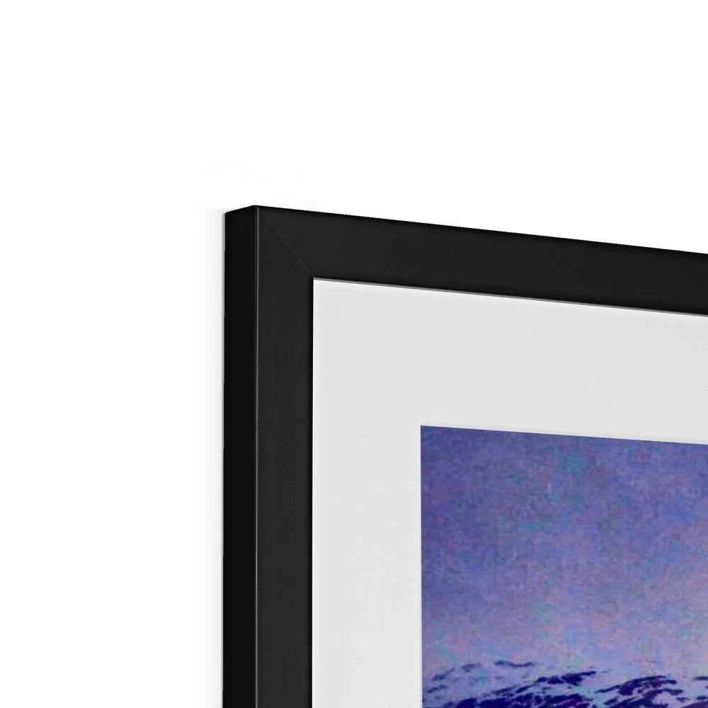 A Brooding Glencoe Framed & Mounted Print - Art Gallery Scotland Worldwide Shipping Paintings | Prints | Gifts from by Scottish Artist