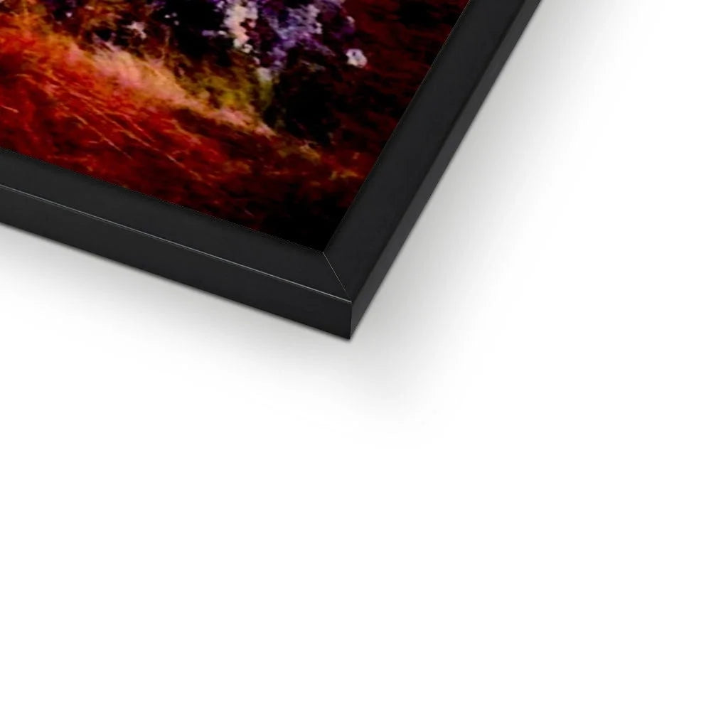 A Brooding Glencoe Framed Print - Art Gallery Scotland Worldwide Shipping Paintings | Prints | Gifts from by Scottish Artist Hunter